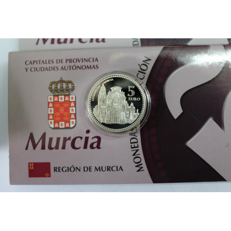 MONEDAS DE 5 € REGIÓN DE MURCIA