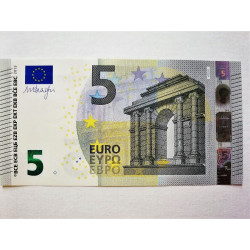 Billete sin circular de 5 euros de 2013 Dragui