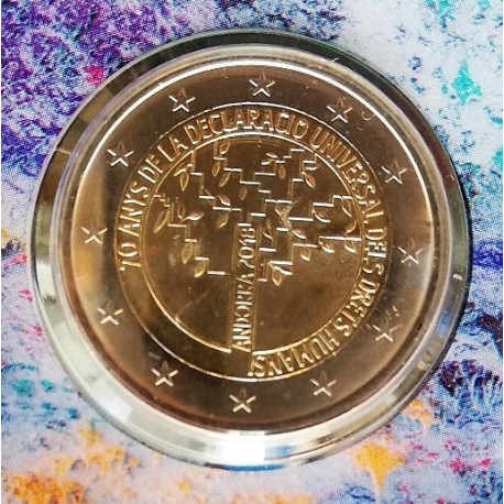 2 EUROS Andorra 2018 - 25º Aniversario de la Constitución de Andorra