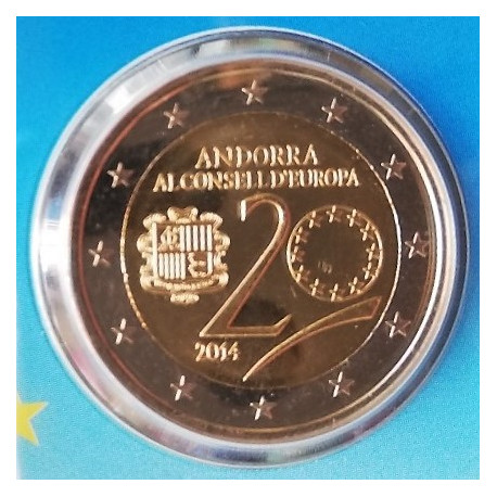 2 € ANDORRA CONSEJO DE EUROPA 2014