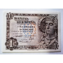 BILLETE DE 1 PESETA DE 1948