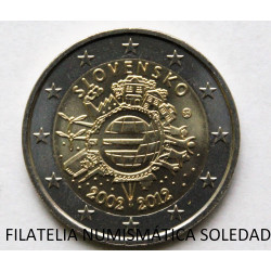 2 € X ANIVERSARIO DEL EURO 2012