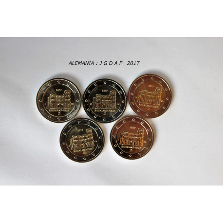 MONEDA DE 2 € CNM DE ALEMANIA 2017