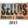 2015 LIBRO FILATELICO  ESPAÑA Y ANDORRA
