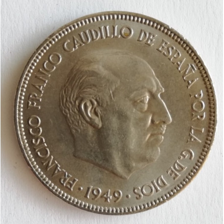 5 PESETAS 1949 *50