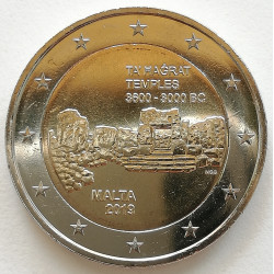 2 € Malta Templo Hagrat 2019