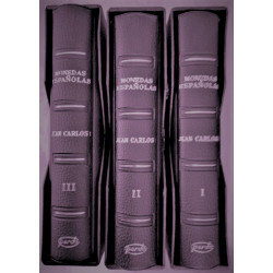 Oferta 3 álbumes pesetas Juan Carlos I 1975 a 2001