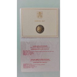 2 EUROS  VATICANO 1ª 2017