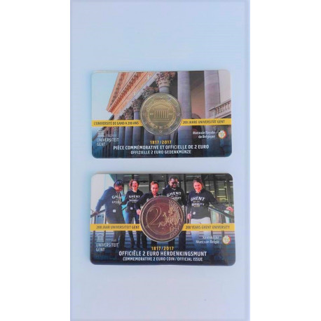 2 € BELGICA 2017 GANTE