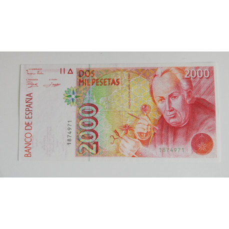 Billete de 2.000 pesetas