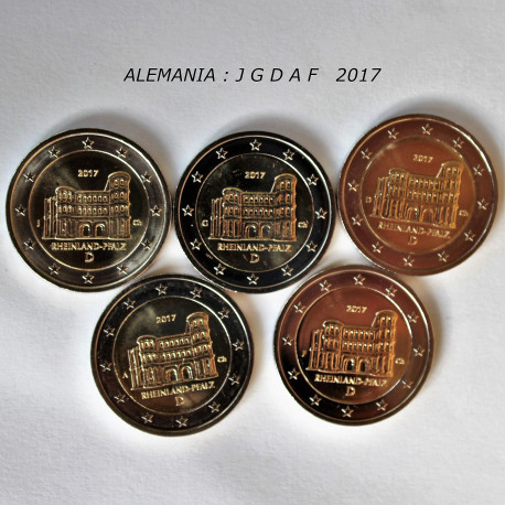 2 € ALEMANIA 2017 LETRA A