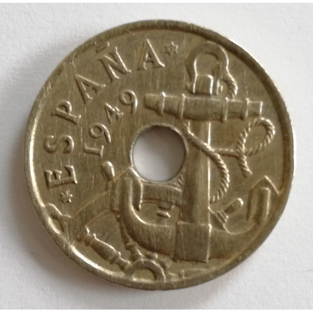 MONEDA DE 50 CENTIMOS 1949*53