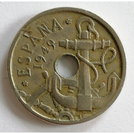 MONEDA DE 50 CENTIMOS 1949*54