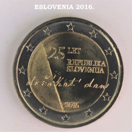 2 € ESLOVENIA 2016