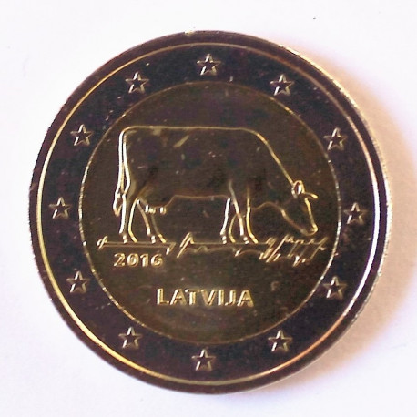 2 € LETONIA VACA 2016