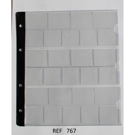 FUNDAS PARDO MONEDAS TRANSP 767