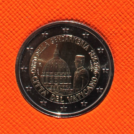 2 € GENDARMERIA VATICANO 2016