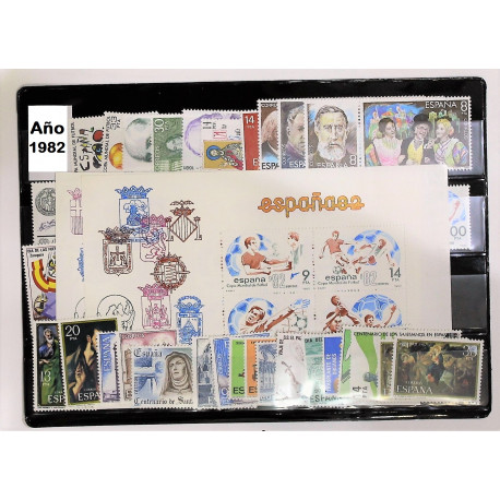 AÑO 1982 COMPLETO SELLOS