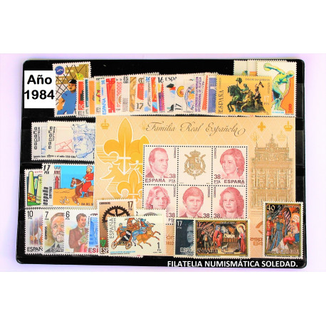 AÑO 1984 COMPLETO SELLOS