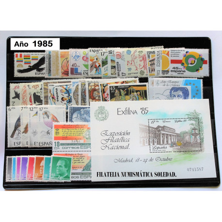 AÑO 1985 COMPLETO SELLOS