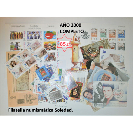 AÑO COMPLETO SELLOS 2000