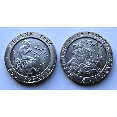 200 pesetas 1996 - maestros de la pintura española