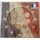 Colección de monedas euro de Francia en cartera oficial del año 2000