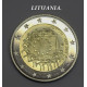 2 € Lituania bandera 2015