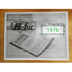 HEFAR TRANSPARENTES AÑO 1976