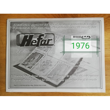 HEFAR TRANSPARENTES AÑO 1976