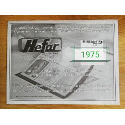 Filoestuches HEFAR para todos los sellos de 2017 en transparente