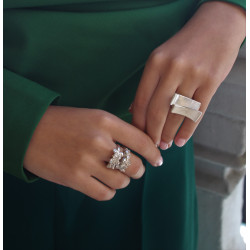 Anillo GEMAS TALLADAS