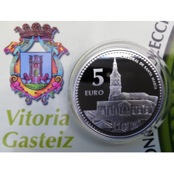 MONEDA DE 5 € VITORIA GASTEIZ
