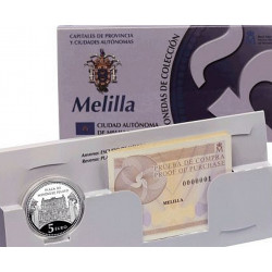 MONEDA DE 5 € MELILLA