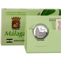 Moneda de 5 € Málaga 