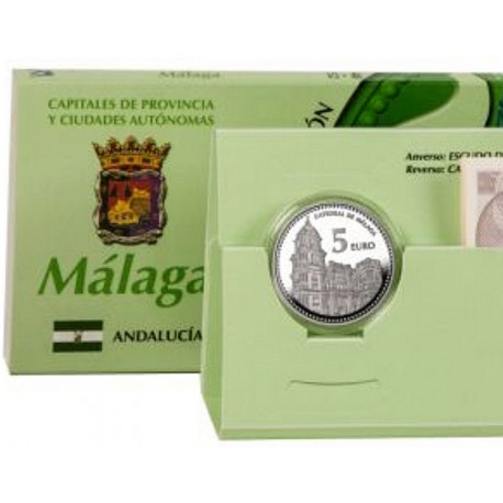 Moneda de 5 € Málaga 
