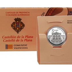 MONEDA DE 5 €  CASTELLÓN DE LA PLANA
